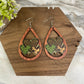 Wooden Dangle Earrings - St. Patrick’s Day - #8