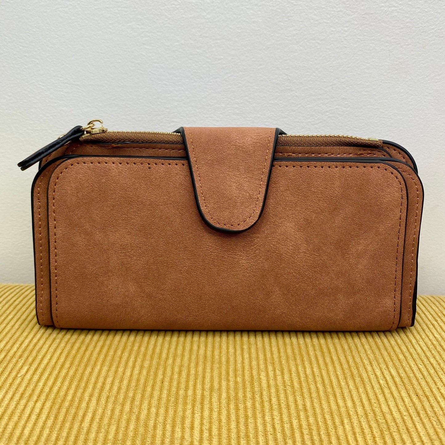 Long Wallet - Soft Faux Leather Snap