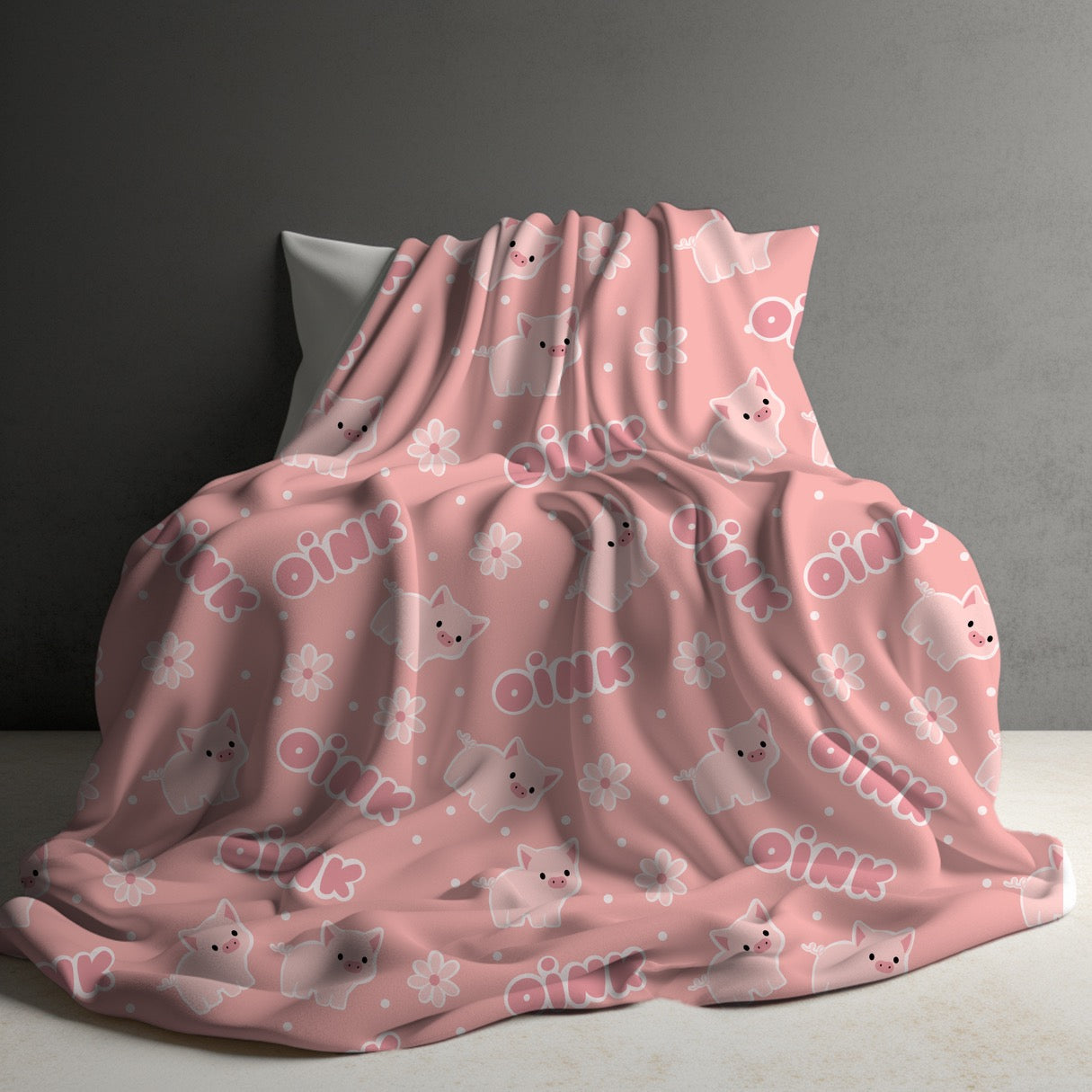 Blanket - Pink Pig Oink