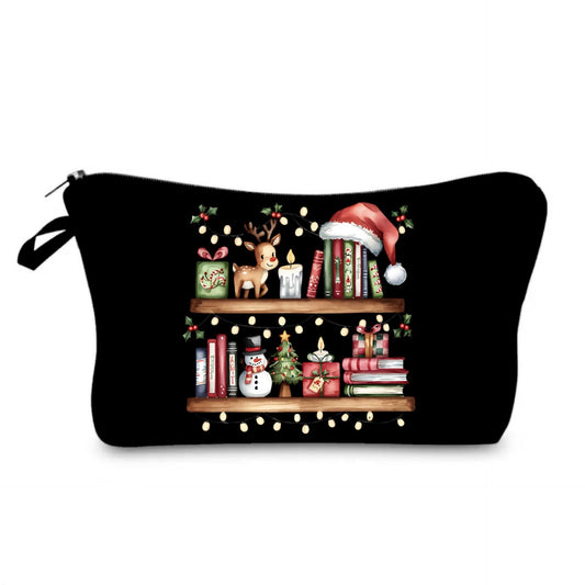 Winter Book Shelf - Water-Resistant Multi-Use Pouch - PREORDER 10/12-10/15