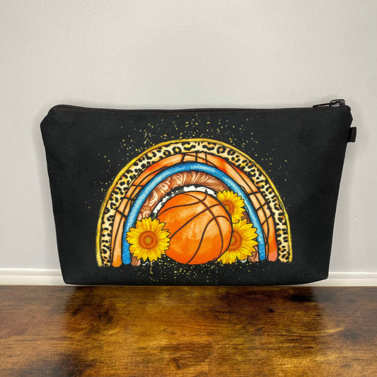 Basketball Rainbow - Water-Resistant Multi-Use Pouch