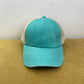 Hat - Criss Cross Ponytail - Turquoise