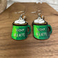 Wooden Dangle Earrings - St. Patrick’s Day - #10