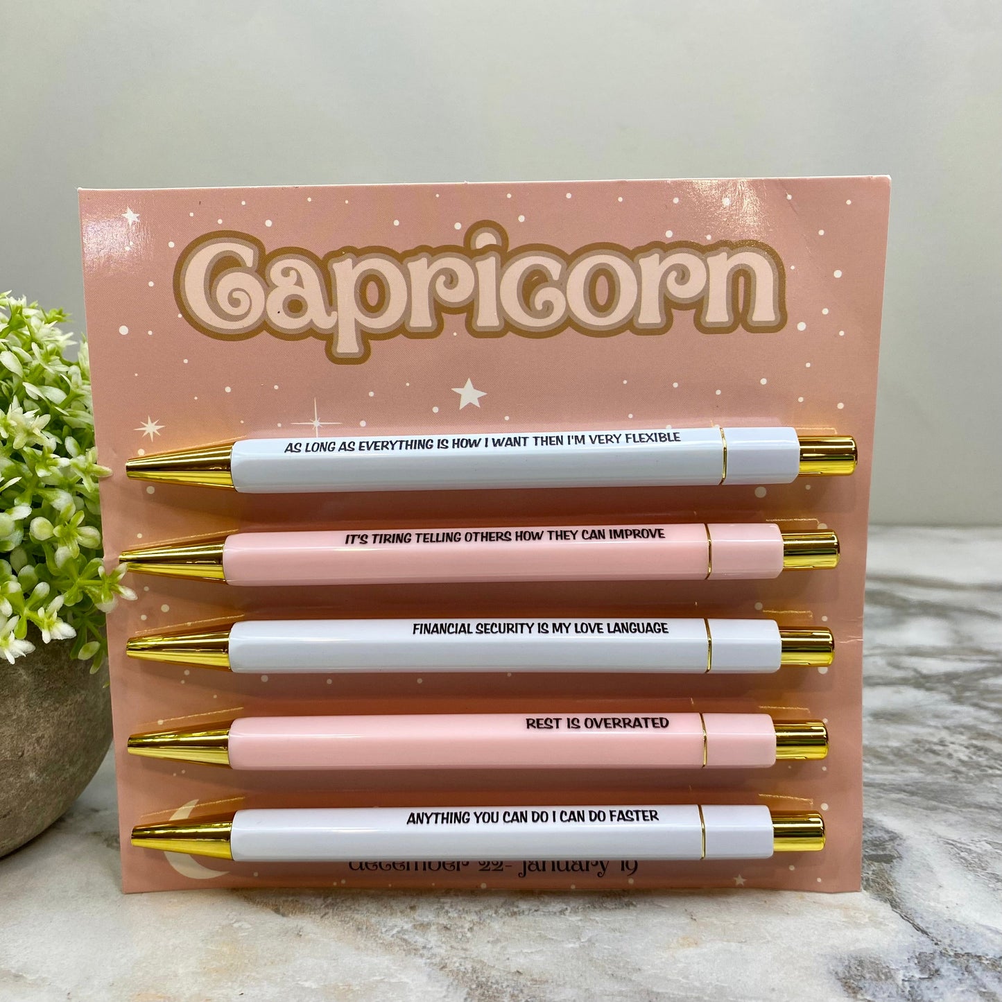 Pen Set - Capricorn - PREORDER 11/14-11/17