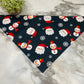 Dog Bandana - Christmas - Snowman Santa