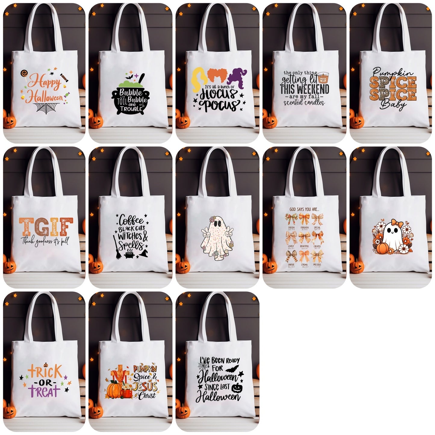 Tote Bag - Fall & Halloween - PREORDER 8/2-8/5