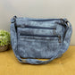 Laura Purse - Denim Suede