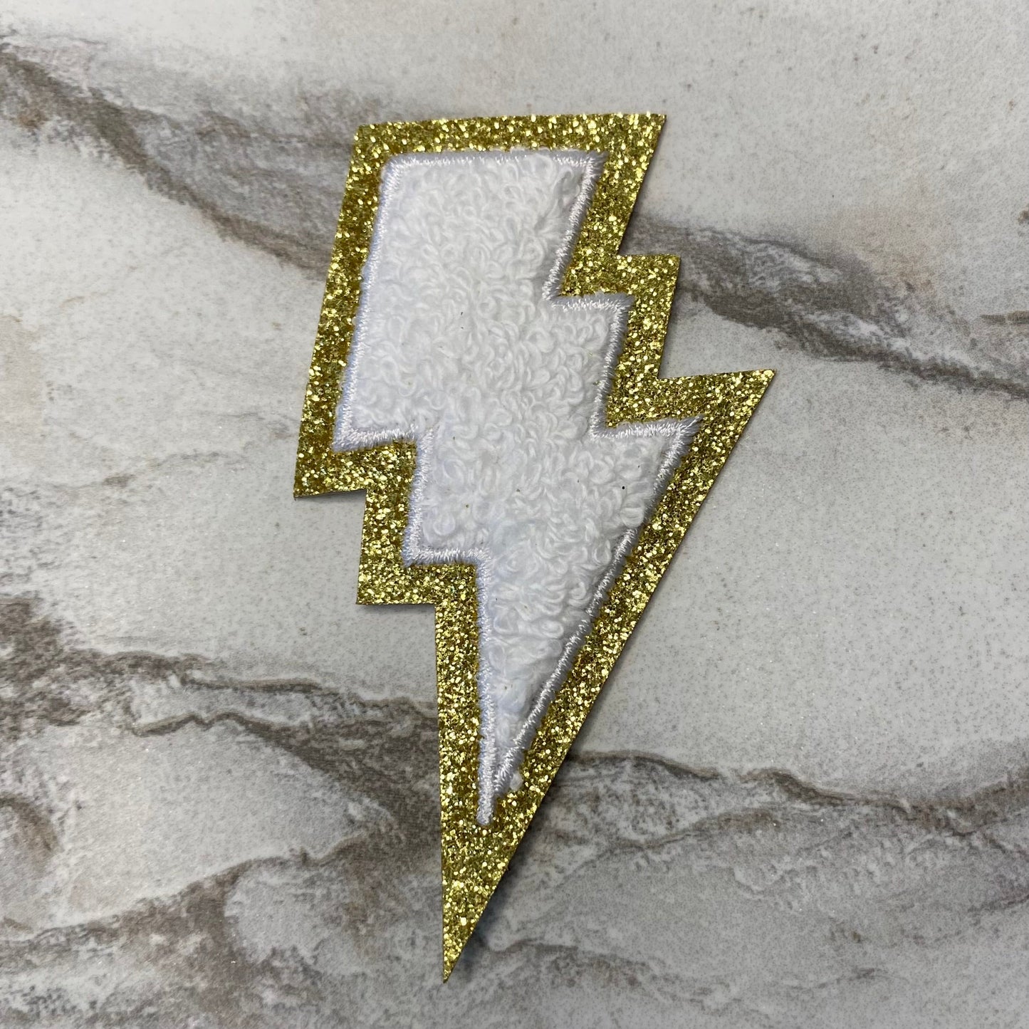 Chenille Patches - Lightening Bolt