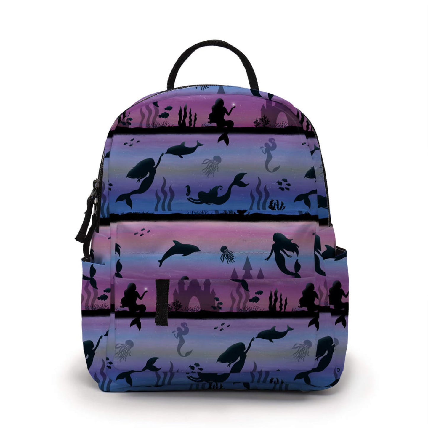 Mermaid Night Life - Water-Resistant Mini Backpack