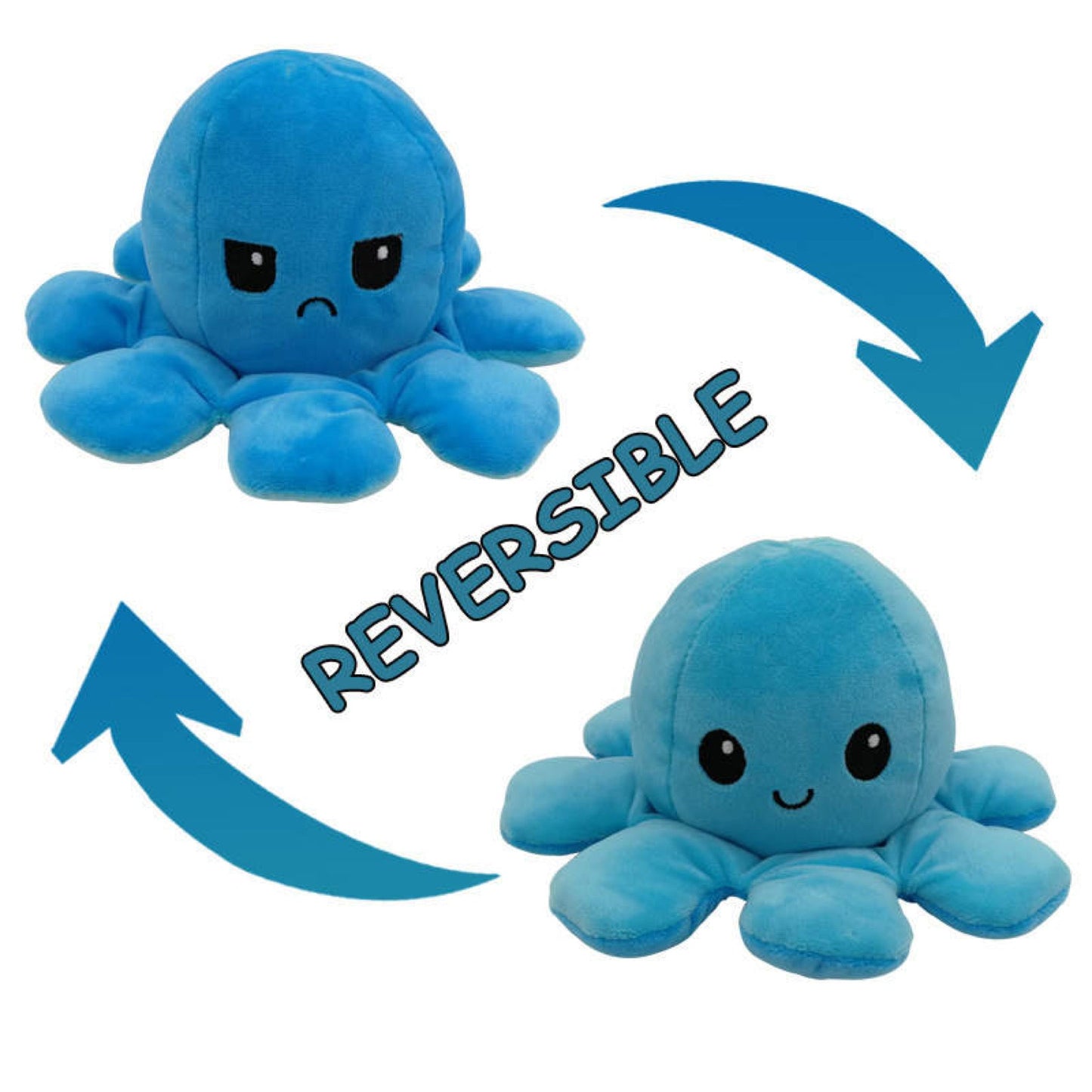 Moody Octopus Reversible Plush