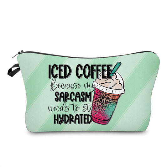 Iced Coffee Sarcasm - Water-Resistant Multi-Use Pouch