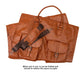 Rory, The Ultimate Duffle - Camel Faux Leather