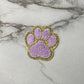 Chenille Patches - Paw Print