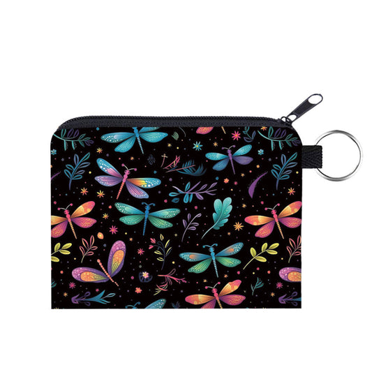 Dragonfly - Water-Resistant Mini Pouch w/ Keyring