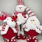 Telescopic Standing Christmas Decor - Red & White