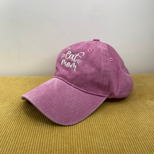 Hat - Cat Mom - Pink