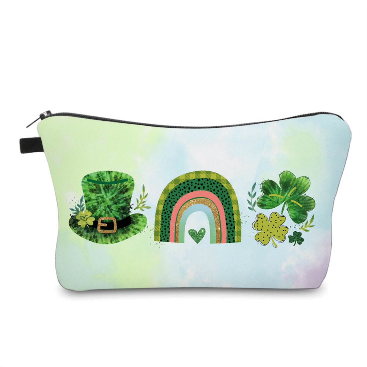 Hat, Rainbow, & Shamrock - Water-Resistant Multi-Use Pouch