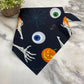 Dog Bandana - Halloween - Skeleton Eyes