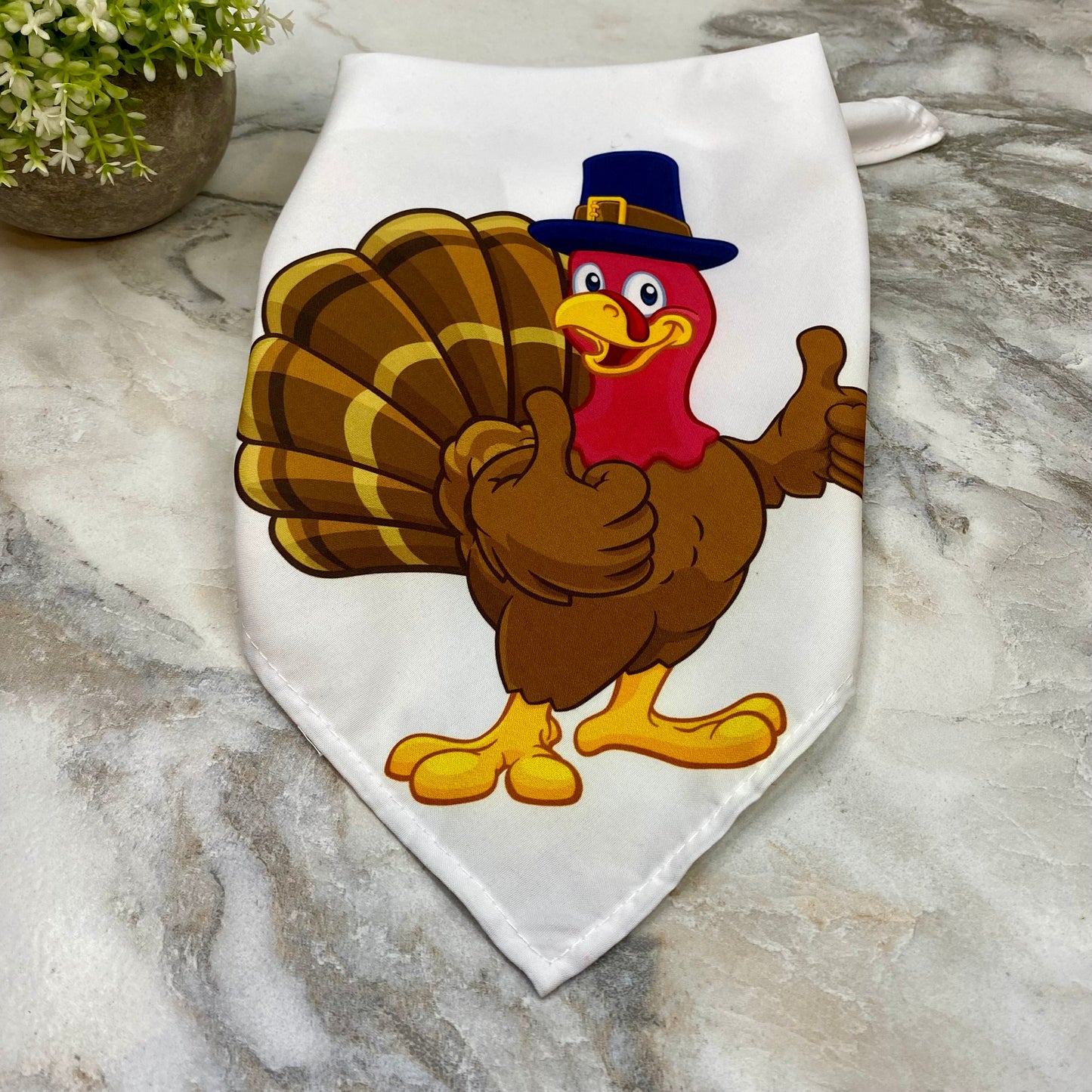 Dog Bandana - Fall - Turkey Thumbs Up