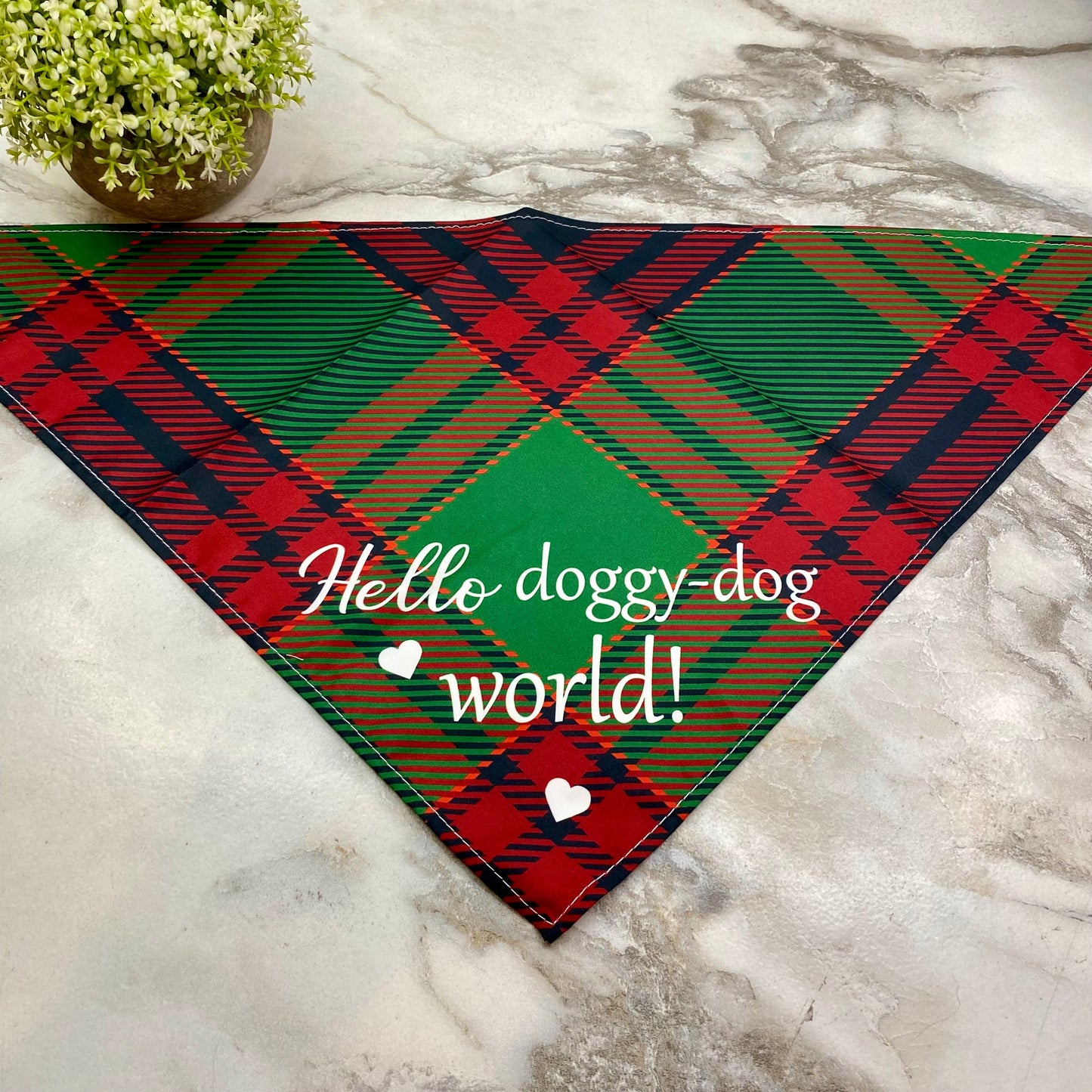 Dog Bandana - Plaid - Doggy-Dog World