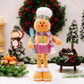 Telescopic Standing Christmas Decor - Gingerbread