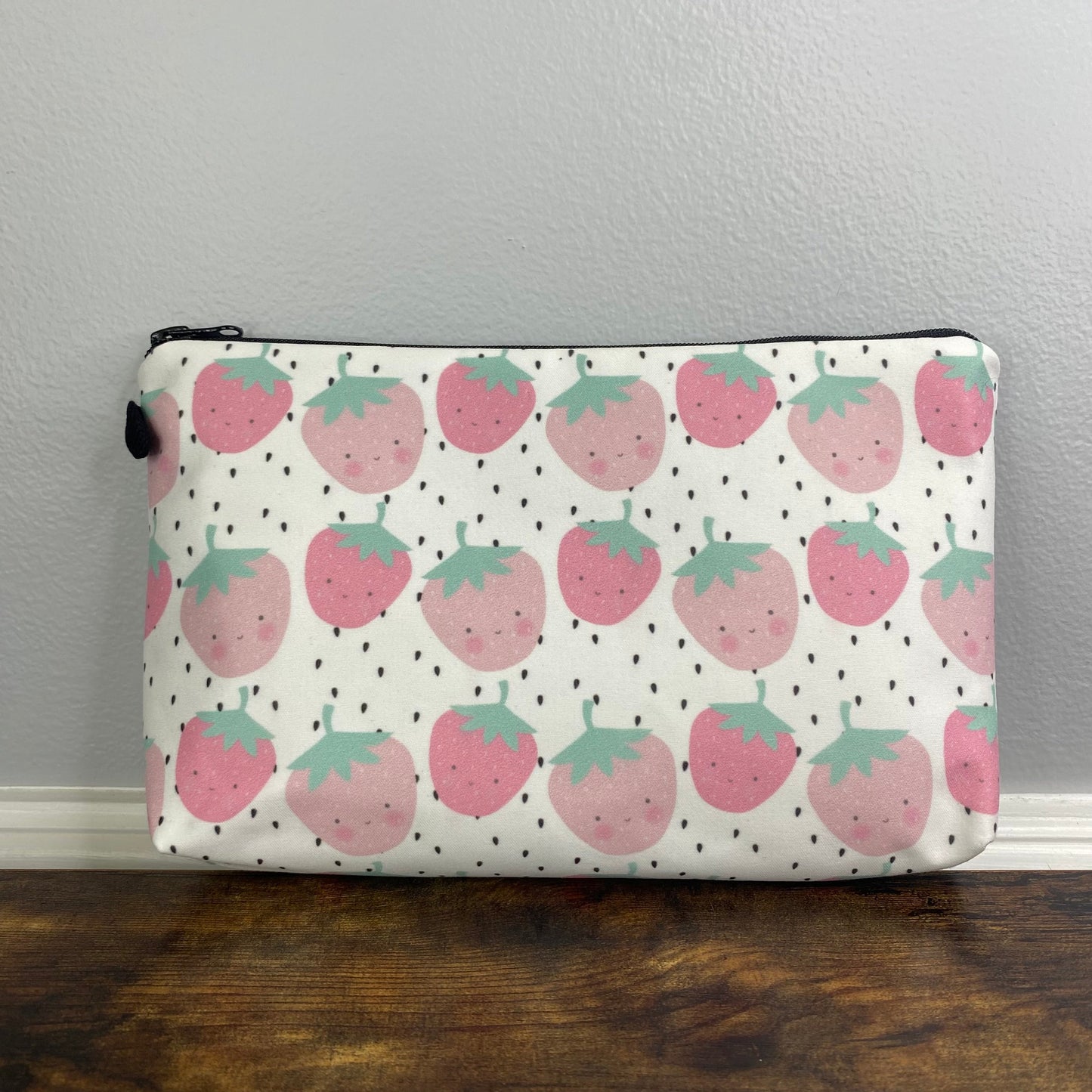 Strawberry Happy - Water-Resistant Multi-Use Pouch