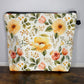 Creamsicle Floral - Water-Resistant Multi-Use XL Pouch