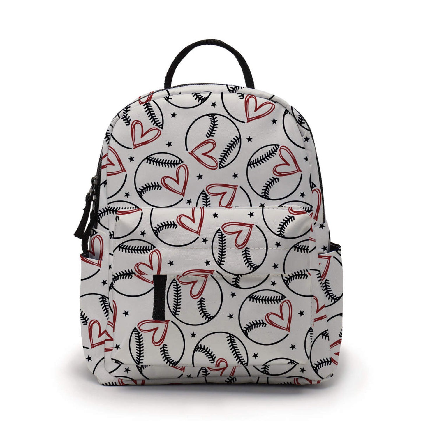 Baseball Heart - Water-Resistant Mini Backpack