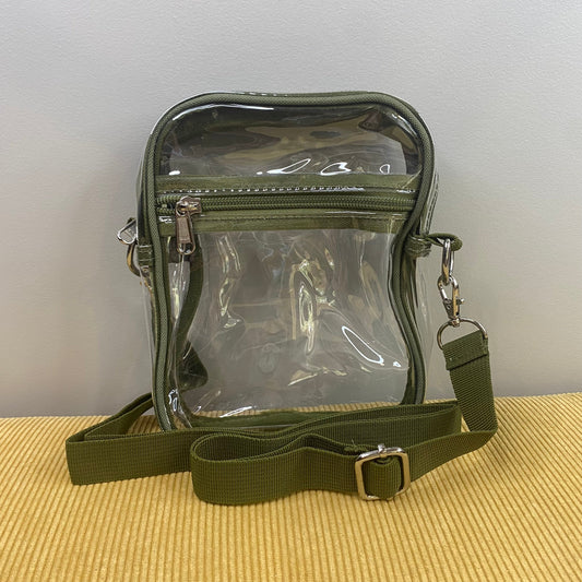 Clear Crossbody - Olive