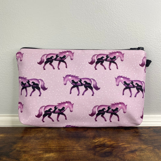 Purple Night Horse - Water-Resistant Multi-Use Pouch