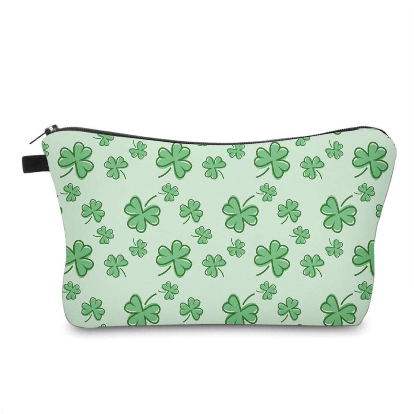 Shamrocks on Green - Water-Resistant Multi-Use Pouch