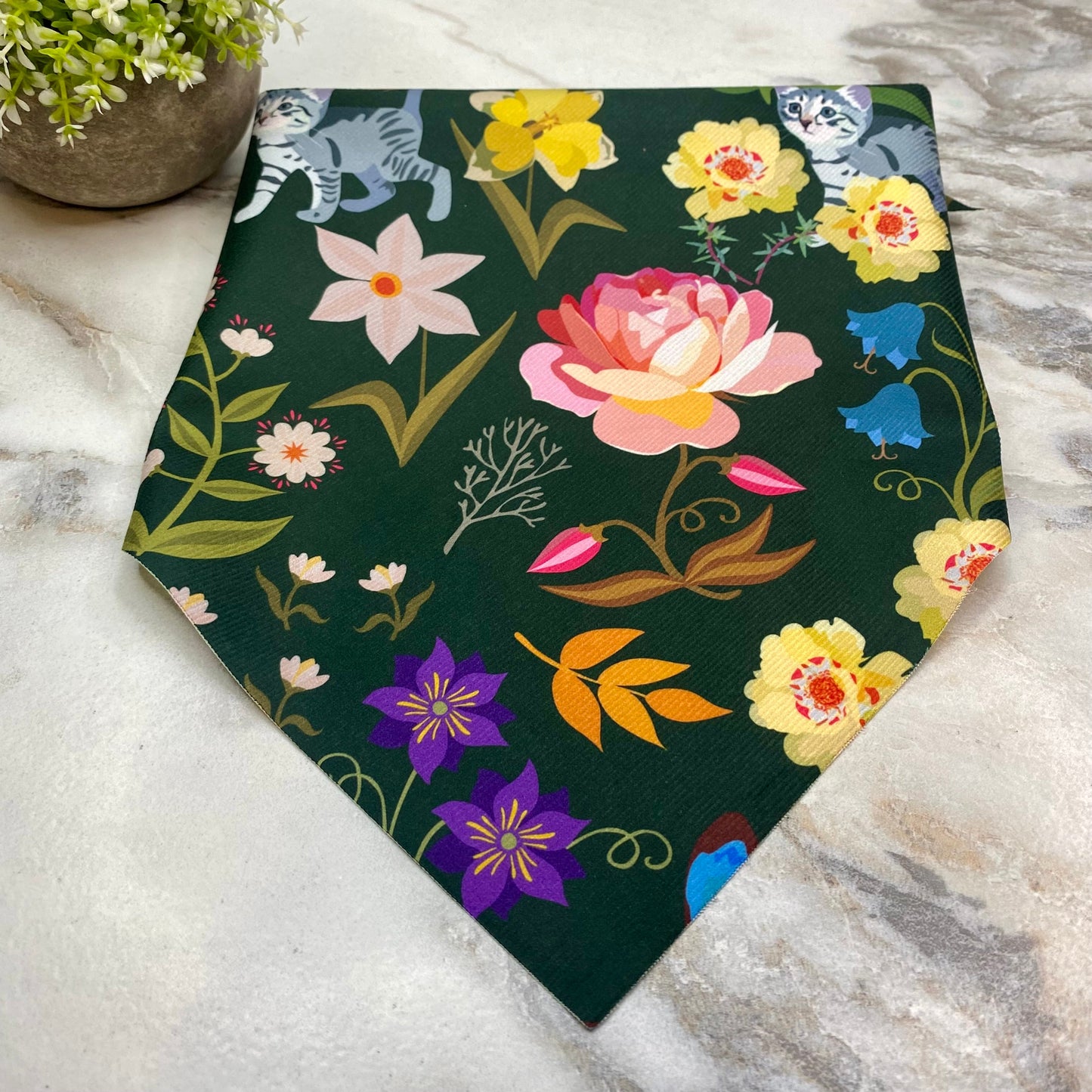 Dog Bandana - Floral - #8