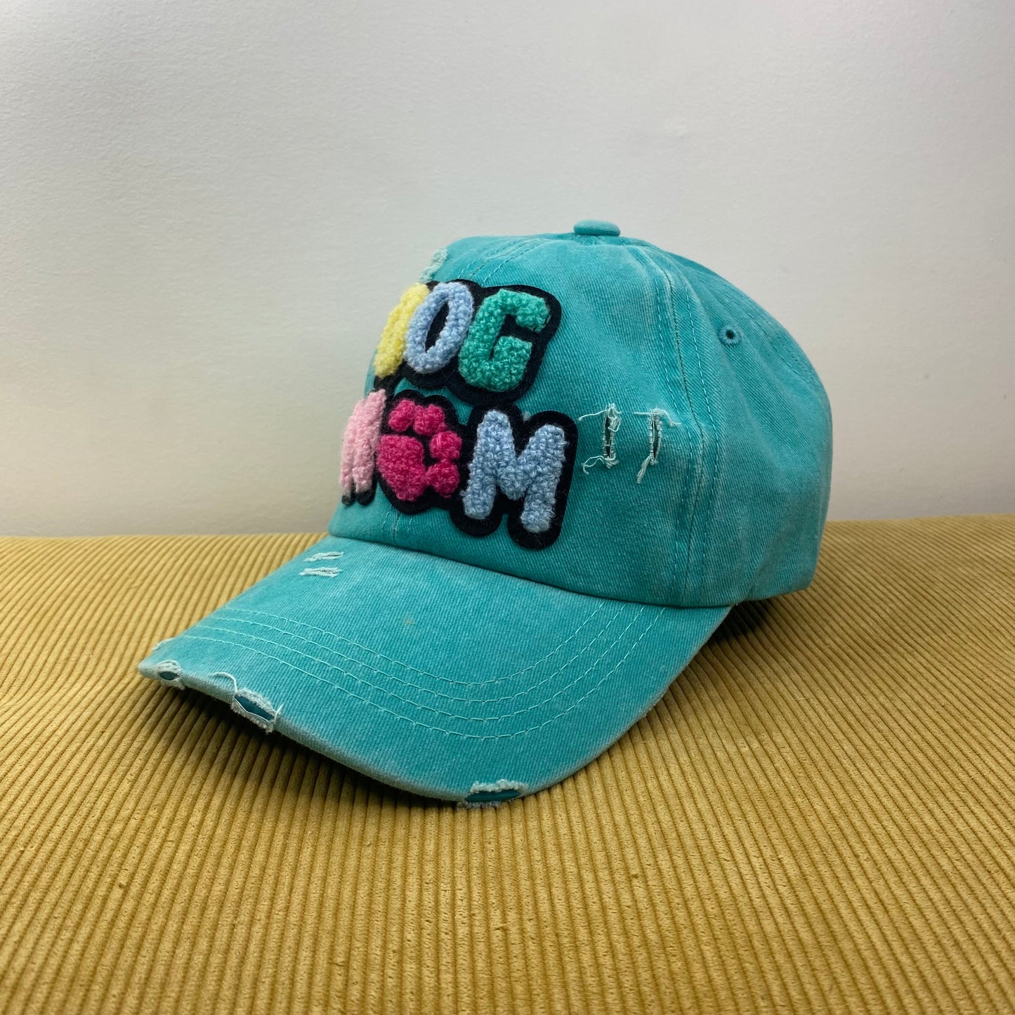 Hat - Dog Mom - Turquoise