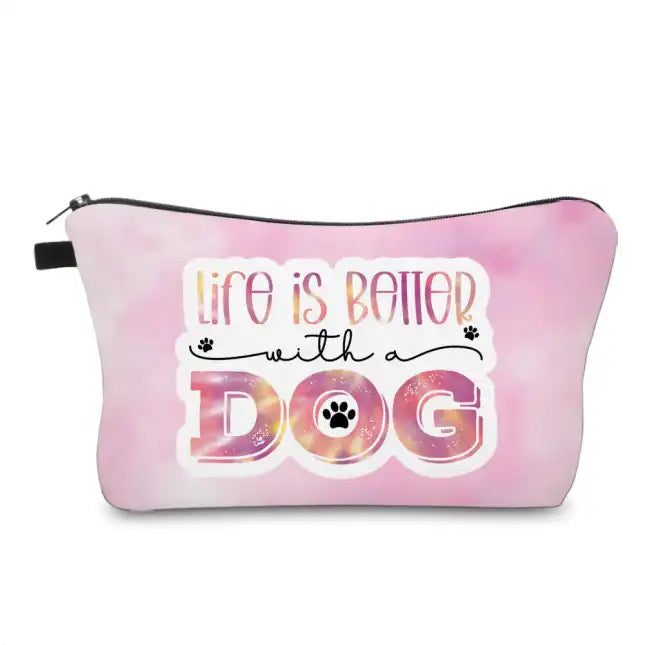 Better With A Dog - Water-Resistant Multi-Use Pouch