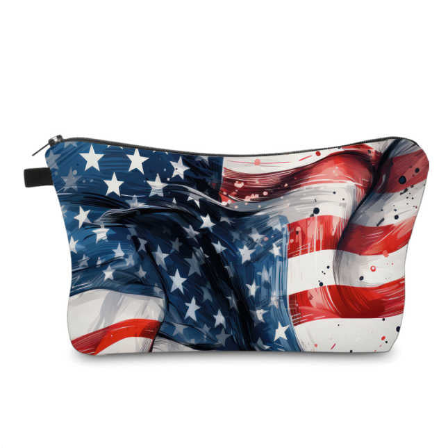 Painted Flag - Water-Resistant Multi-Use Pouch - PREORDER 5/15-5/18