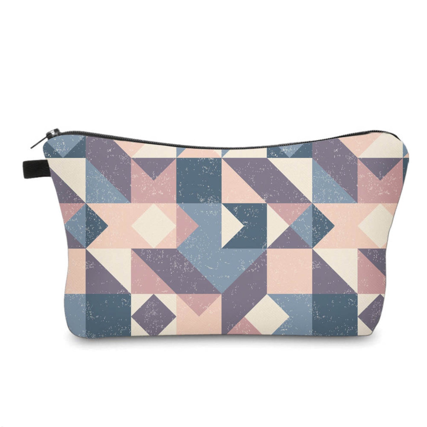 Purple Pink Geometric - Water-Resistant Multi-Use Pouch