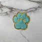 Chenille Patches - Paw Print