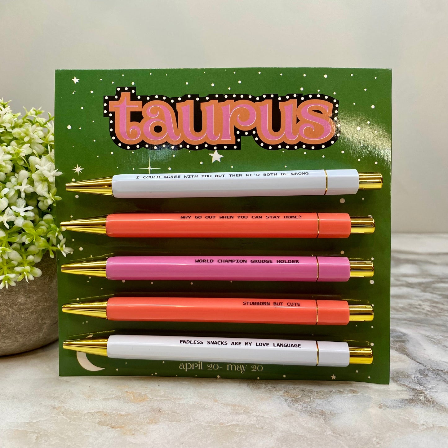 Pen Set - Taurus - PREORDER 11/14-11/17