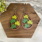 Wooden Dangle Earrings - St. Patrick’s Day - #4