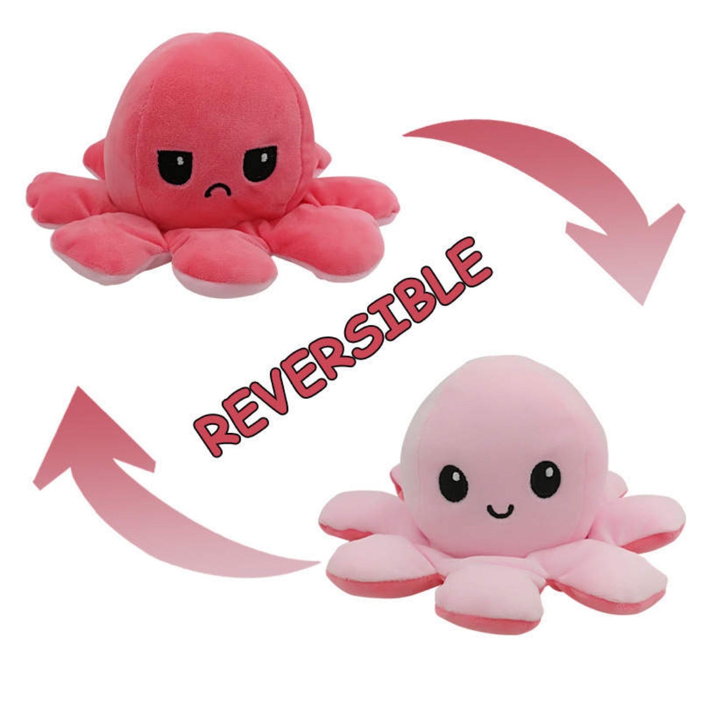 Moody Octopus Reversible Plush