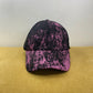 Hat - Ponytail - Purple Splatter