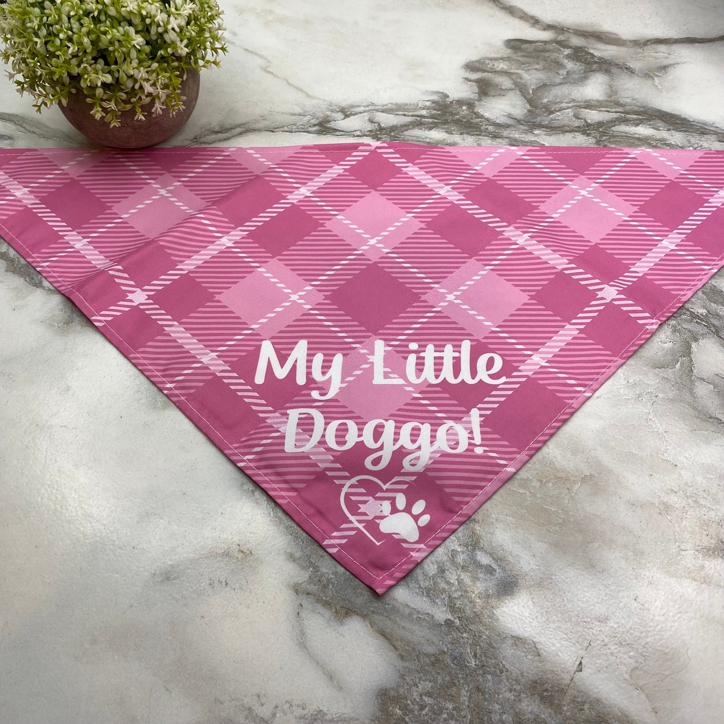 Dog Bandana - Plaid - My Little Doggo