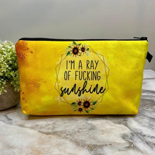 Ray Of Fucking Sunshine - Water-Resistant Multi-Use Pouch