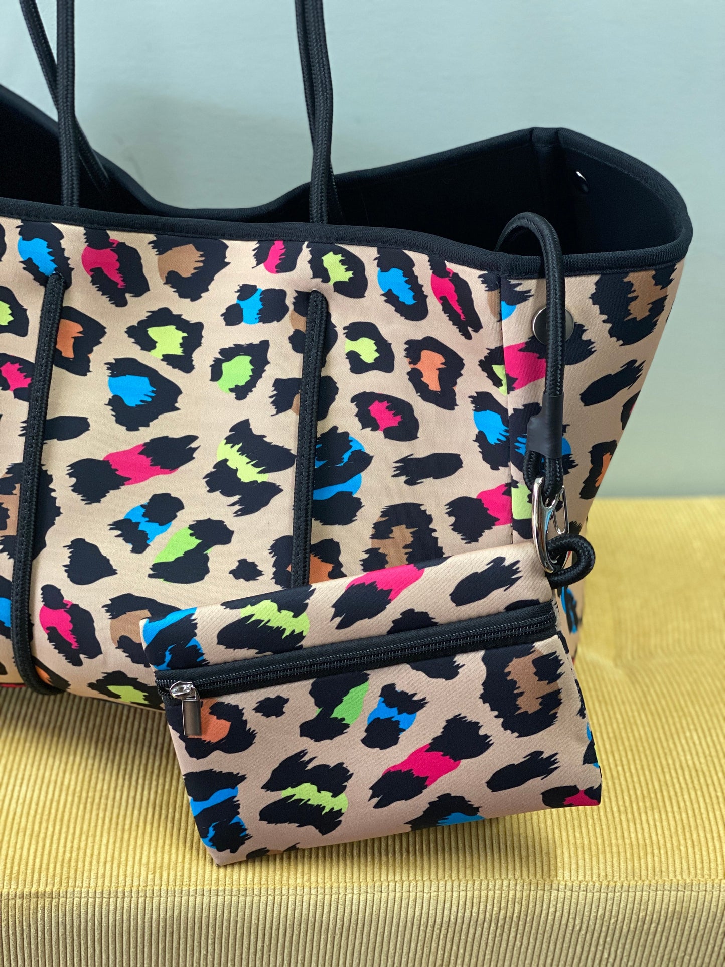 Neoprene Tote - Rainbow Animal