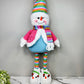 Telescopic Standing Christmas Decor - Colorful Stripe