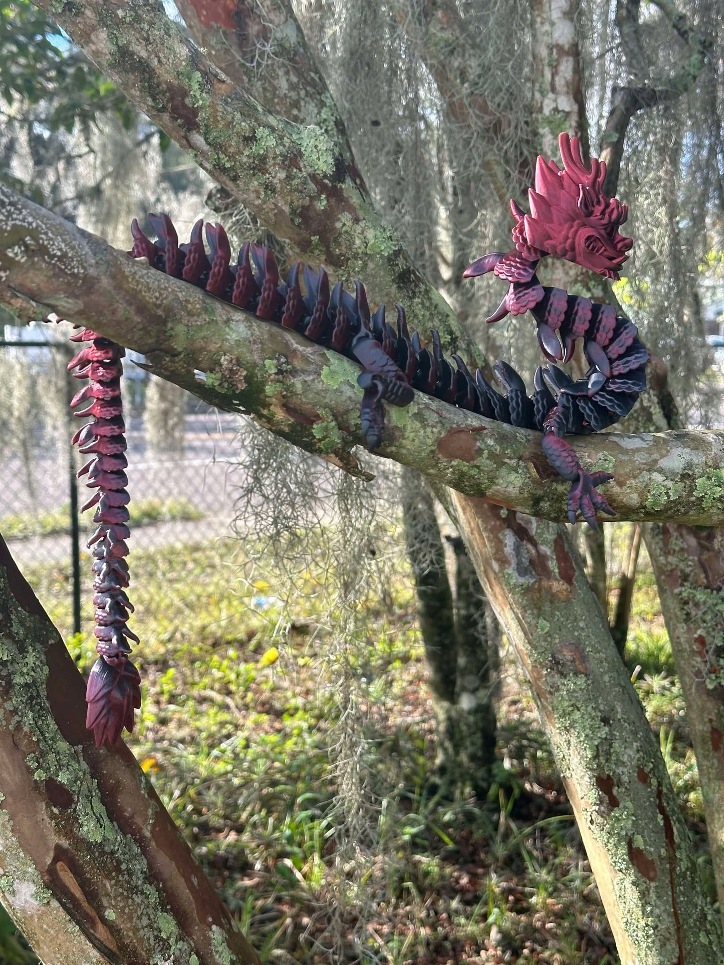 Large 3D Printed Articulated Imperial Dragon