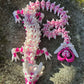 27" Light Heart 3D Printed Articulated Dragon