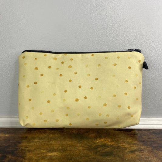 Polka Dot Yellow - Water-Resistant Multi-Use Pouch