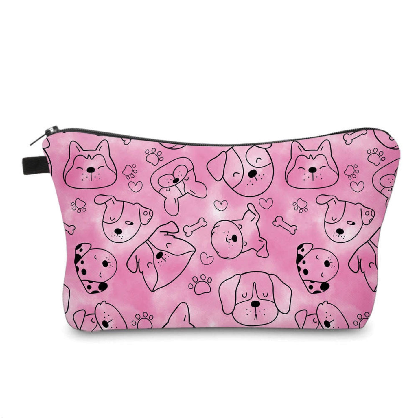 Dogs on Pink - Water-Resistant Multi-Use Pouch