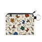 Magic Polkadot Beige - Water-Resistant Mini Pouch w/ Keyring